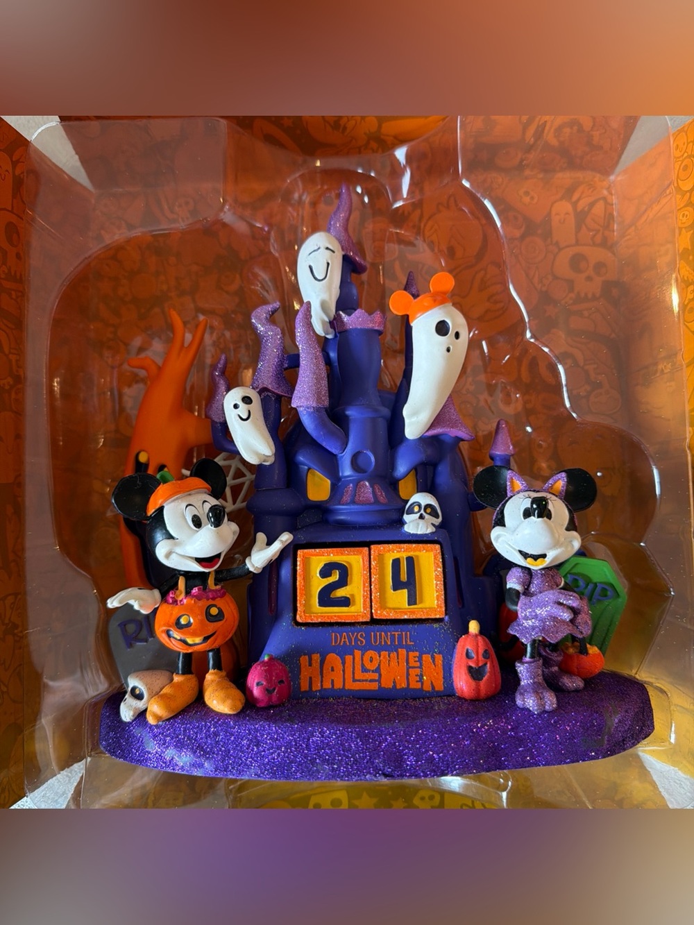2022 Disney Parks Mickey And Minnie Mouse Halloween Ghosts Countdown Calendar